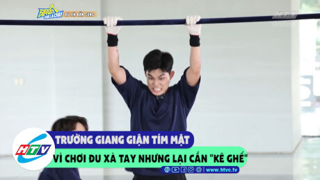 Xem Show CLIP HÀI Trường Giang giận tím mặt vì chơi đu xà tay nhưng lại cần "kê ghế" HD Online.